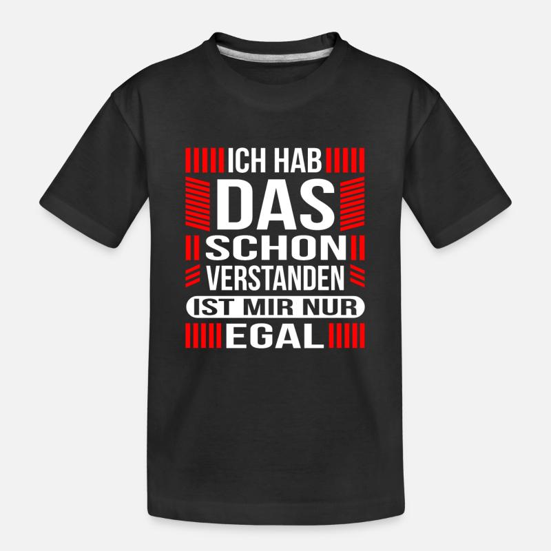 Geschenkidee lustiger Spruch - Kinder Premium Bio T-Shirt - Schwarz