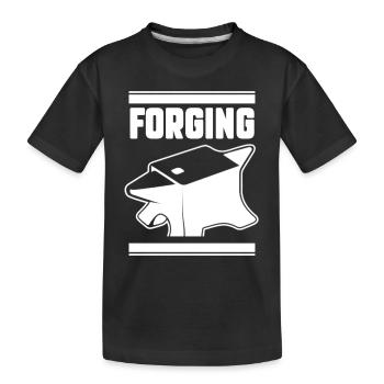 Blacksmith - Kids' Premium Organic T-Shirt - black - Front