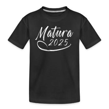 Matura 2025 - Kinder Premium Bio T-Shirt - Schwarz - Vorne