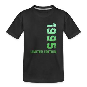 30th Anniversary 1995 Limited Edition - Kids' Premium Organic T-Shirt - black - Front
