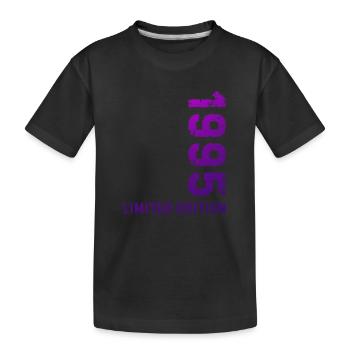 30th Anniversary 1995 Limited Edition - Kids' Premium Organic T-Shirt - black - Front