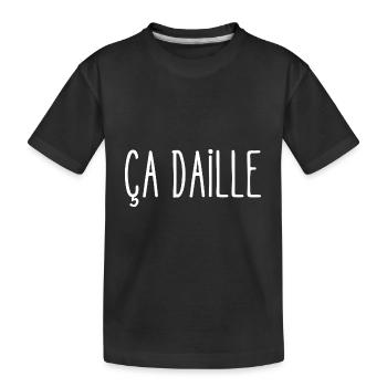 ça daille - T-shirt bio Premium Enfant - noir - Devant