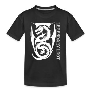 Legendary Loot - Black Edition - Kids' Premium Organic T-Shirt - black - Front