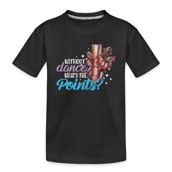 Ballet, École, Enfants, Club de danse, Événement de danse - T-shirt bio Premium Enfant - noir - Devant