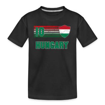 Hongrie - T-shirt bio Premium Enfant - noir - Devant