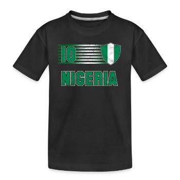 Nigéria - T-shirt bio Premium Enfant - noir - Devant