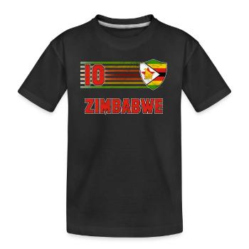 Zimbabwe - T-shirt bio Premium Enfant - noir - Devant