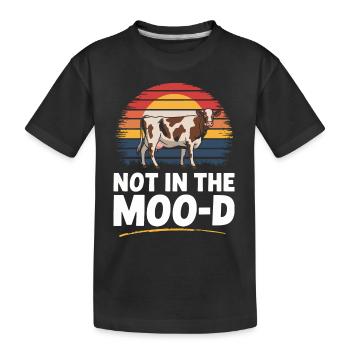 Éleveur de vaches Ferme Éleveur de vaches - T-shirt bio Premium Enfant - noir - Devant
