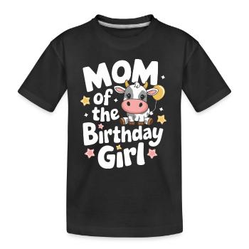 Éleveur de vaches Ferme Éleveur de vaches - T-shirt bio Premium Enfant - noir - Devant