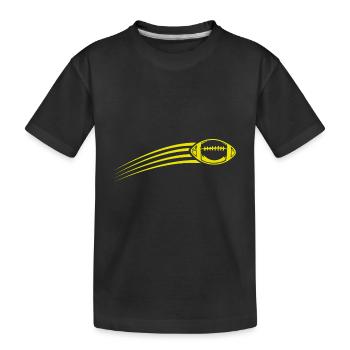 Football américain - T-shirt bio Premium Enfant - noir - Devant