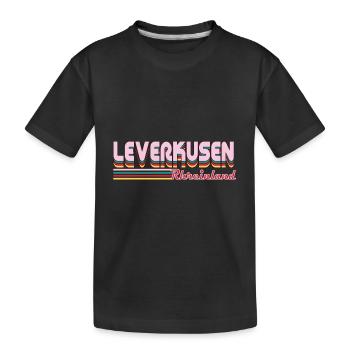 Leverkusen Rheinland Design pour le Leverkusener - T-shirt bio Premium Enfant - noir - Devant