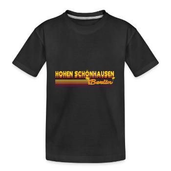 cooles Hohen Schönhausen Berliner Stadtteil Design - Kinder Premium Bio T-Shirt - Schwarz - Vorne