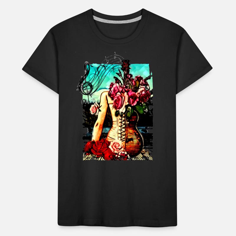 guitar hips Kids' Premium Organic T-Shirt