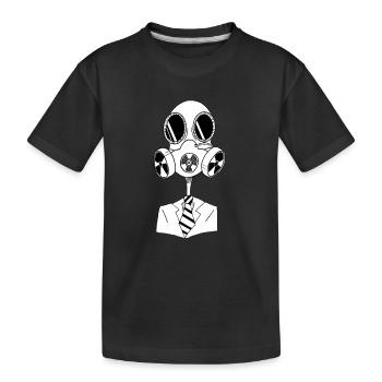 maille de saké - T-shirt bio Premium Enfant - noir - Devant