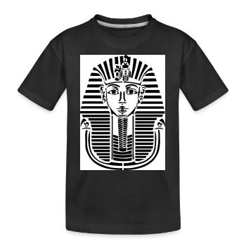 PHARAO - Kinder Premium Bio T-Shirt - Schwarz - Vorne
