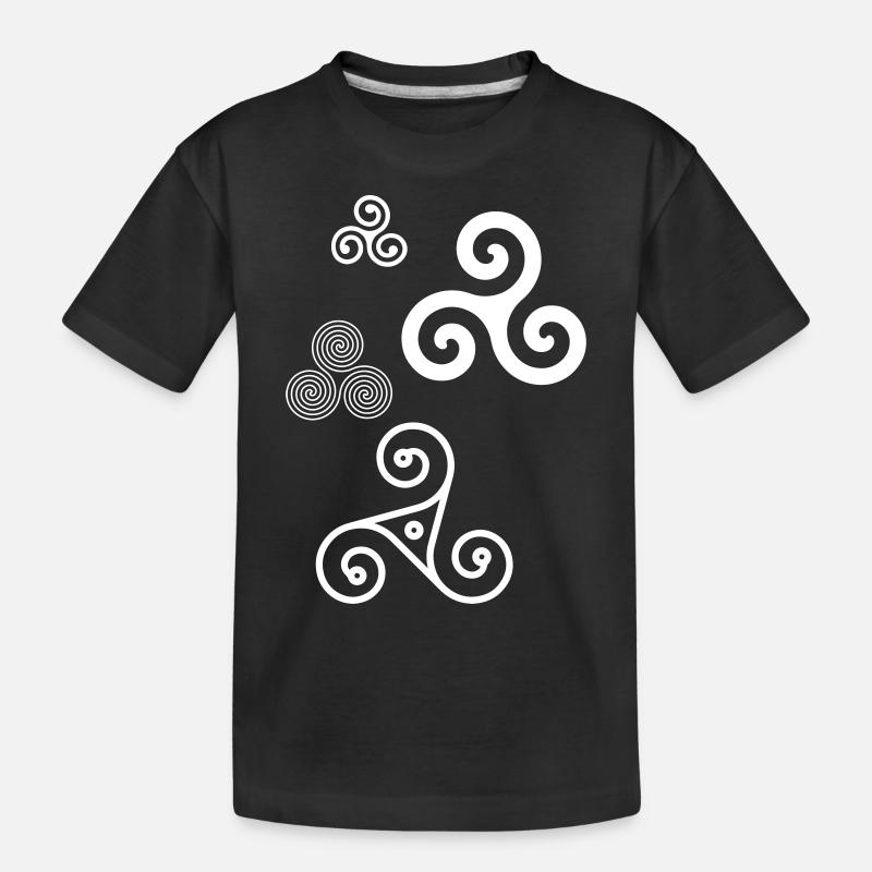 triskele Bretagne 2 - T-shirt bio Premium Enfant - noir