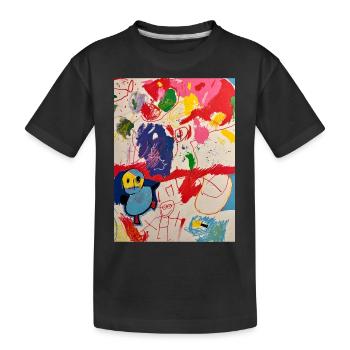 KidsArt - Villa Kunterbunt - T-shirt bio Premium Enfant - noir - Devant