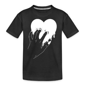 Crève-cœur - T-shirt bio Premium Enfant - noir - Devant