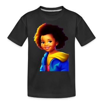 Samba Kids Fan Club. Achetez et soutenez! - T-shirt bio Premium Enfant - noir - Devant