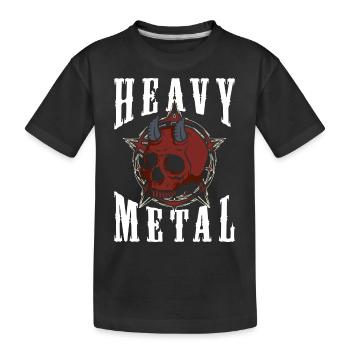 Heavy Metal Rockabilly Rock and Roll - T-shirt bio Premium Enfant - noir - Devant