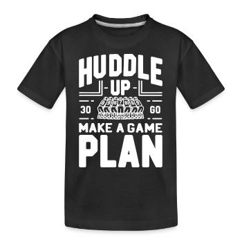 Blottissez-vous et élaborez un plan - T-shirt bio Premium Enfant - noir - Devant