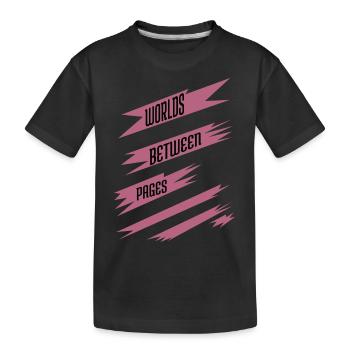 Escapism Storytelling Geek Joke Virtual Escape - Kids' Premium Organic T-Shirt - black - Front