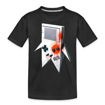 Hey Bot! - Kinder Premium Bio T-Shirt - Schwarz - Vorne