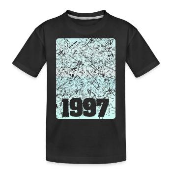 Numéro 1997 - T-shirt bio Premium Enfant - noir - Devant