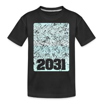 Numéro 2031 - T-shirt bio Premium Enfant - noir - Devant