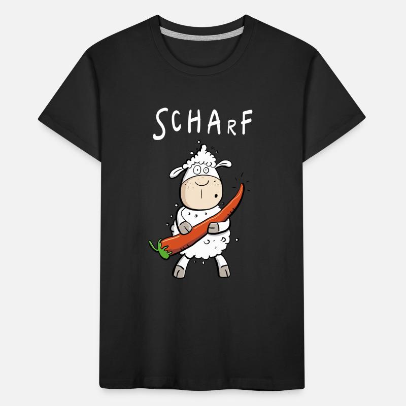 Pepperoni Sheep I Sharp comic pun Kids' Premium Organic T-Shirt