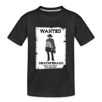 Cowboy squelette - T-shirt bio Premium Enfant - noir - Devant