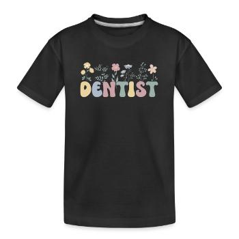 Dentiste Cadeau Dentiste Dentiste - T-shirt bio Premium Enfant - noir - Devant