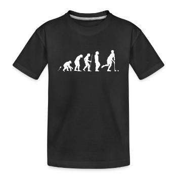 Hockey Hockey sur gazon - T-shirt bio Premium Enfant - noir - Devant