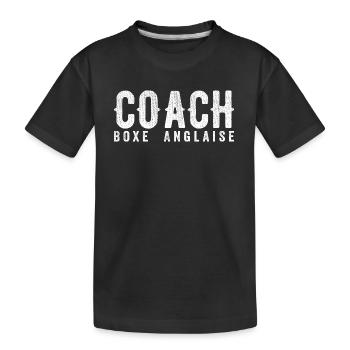 Coach Boxe Anglaise | Entraineur de Boxe Anglaise - T-shirt bio Premium Enfant - noir - Devant