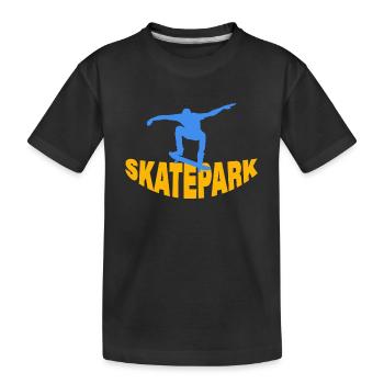 SKATEPARK - T-shirt bio Premium Enfant - noir - Devant