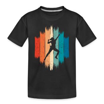 Alpiniste alpiniste cadeau escalade femme - T-shirt bio Premium Enfant - noir - Devant