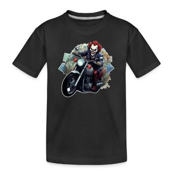 Killer Clown - Kids' Premium Organic T-Shirt - black - Front