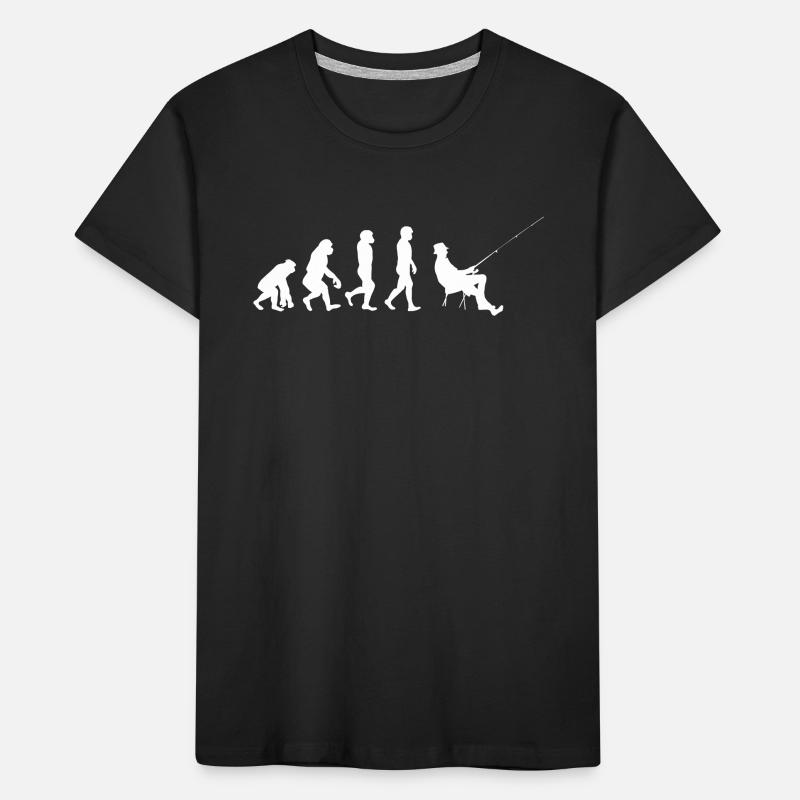 Evolution Pêcheur T-shirt bio Premium Enfant