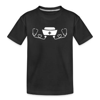nurse - infirmier - T-shirt bio Premium Enfant - noir - Devant