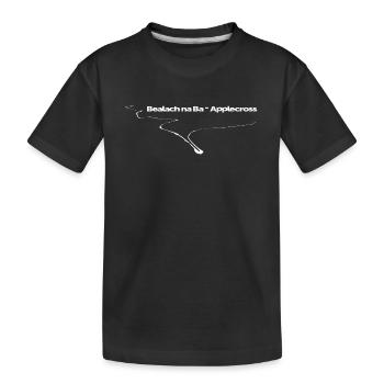 Bealach na Ba - Applecross - Kids' Premium Organic T-Shirt - black - Front