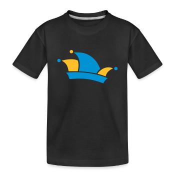 Karneval - Kinder Premium Bio T-Shirt - Schwarz - Vorne