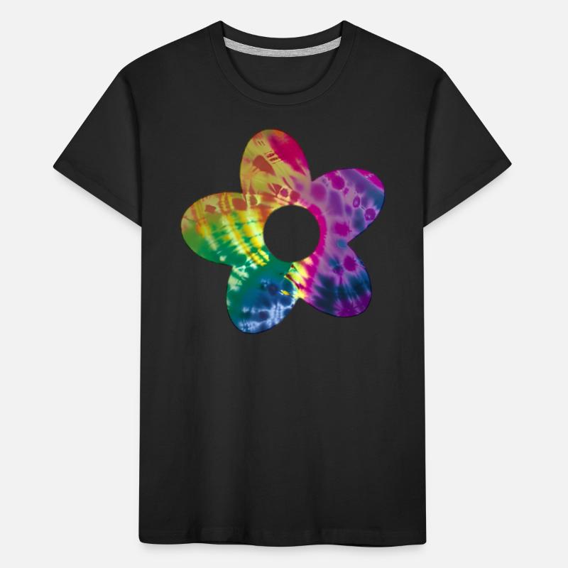Batik Blume Kinder Premium Bio T-Shirt