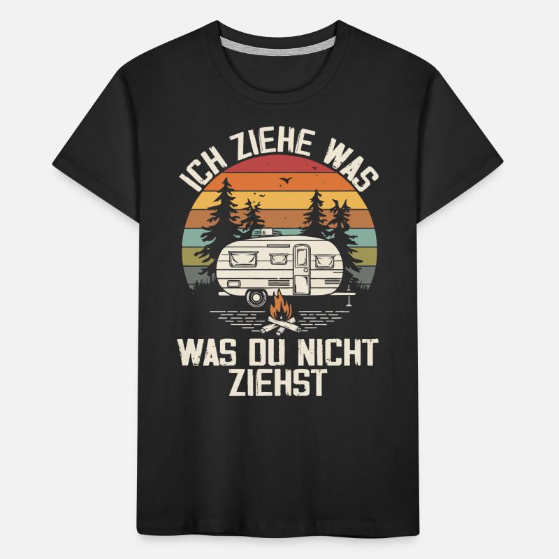 I pull what you don't pull Caravan Camper Kids' Premium Organic T-Shirt