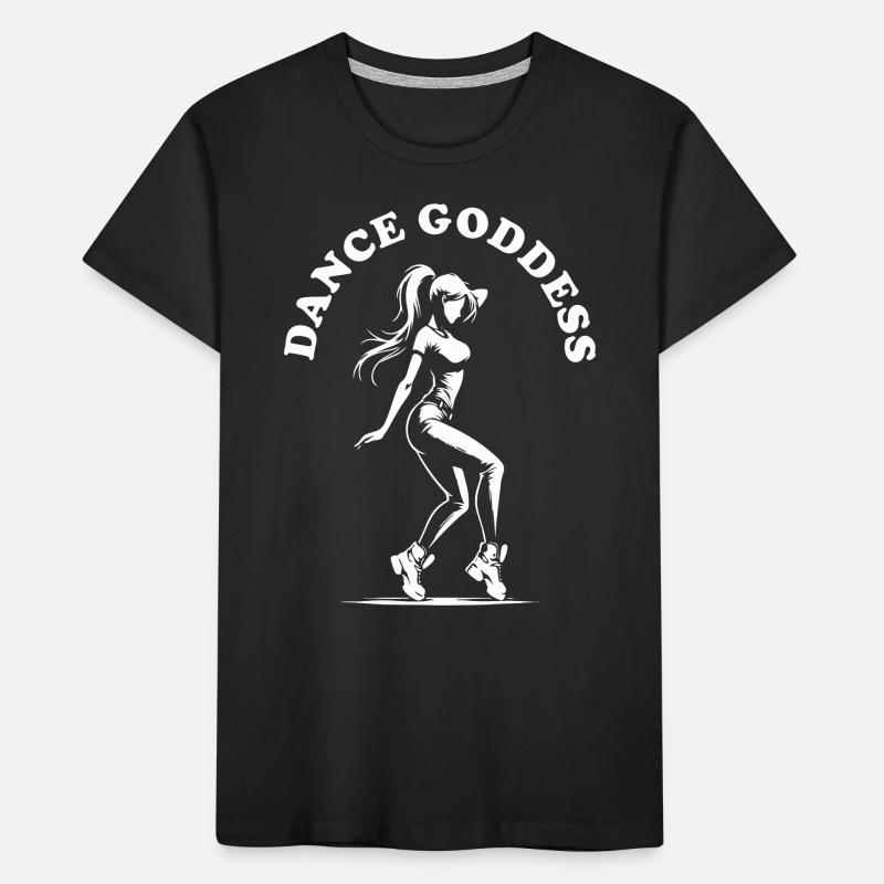 Dance Goddess - Un design élégant pour la danseuse T-shirt bio Premium Enfant