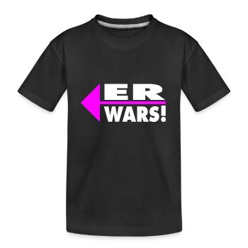 Er wars! Partner- oder Partyshirt - Kinder Premium Bio T-Shirt - Schwarz - Vorne
