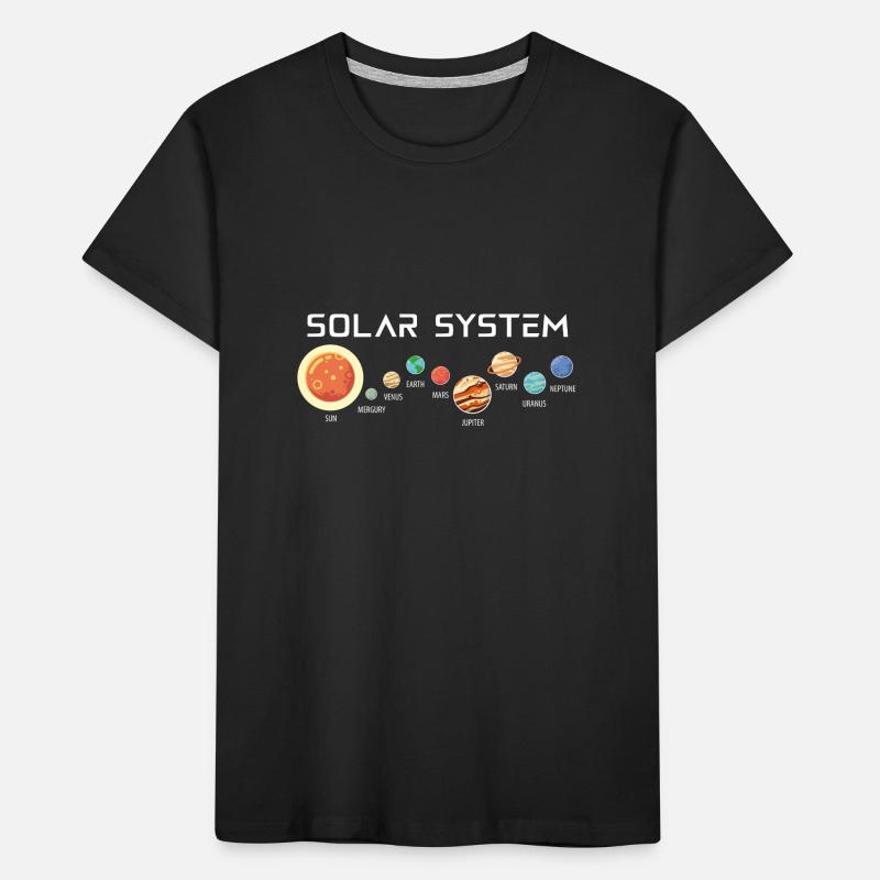 Solar system with its planets Kids' Premium Organic T-Shirt
