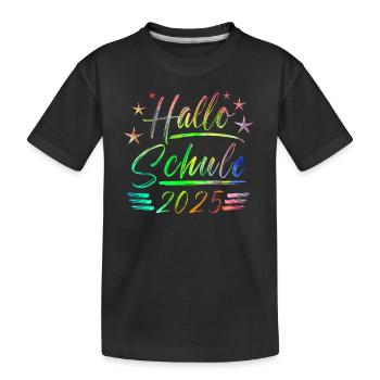 Kita Abgänger 2025 - Kinder Premium Bio T-Shirt - Schwarz - Vorne
