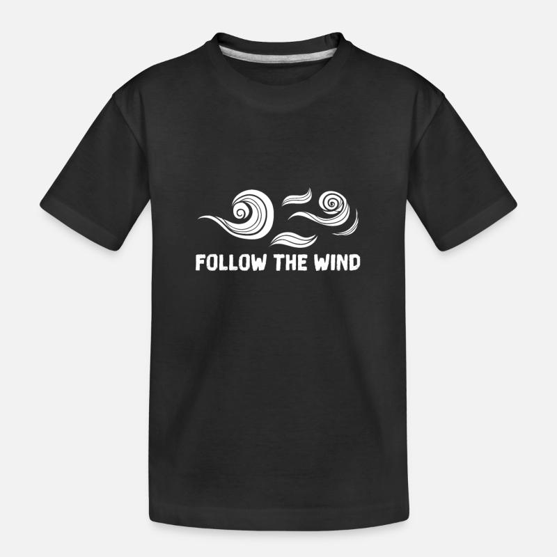 Suivez le vent - Suivez le vent - T-shirt bio Premium Enfant - noir