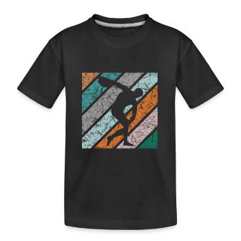 Conception de lancer de disque Lanceur de disque Lanceur de disque - T-shirt bio Premium Enfant - noir - Devant
