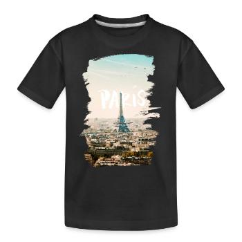 Paris - T-shirt bio Premium Enfant - noir - Devant